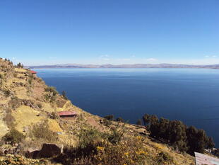 Blick auf den Titicacasee