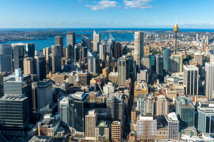 Luftbild von Sydney