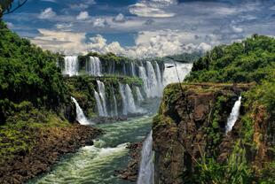 Iguazu Wasserfälle von der argentinischen Seite