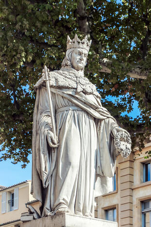 Statue von König René in Aix-en-Provence