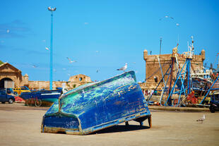 Traditioneller Hafen in Essaouira