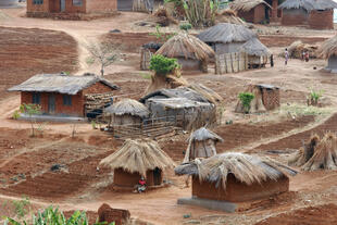 Kleines Dorf in Malawi