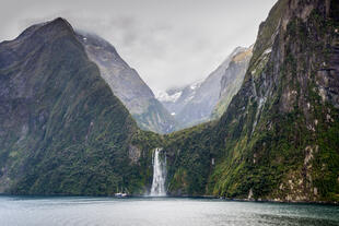 Wasserfall im Fiordland National Park 