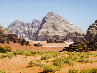 Landschaft in Wadi Rum
