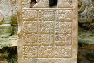Antike Maya Hieroglyphen