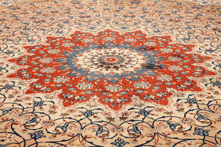 Orientalischer Teppich in der Sultan Qaboos Moschee