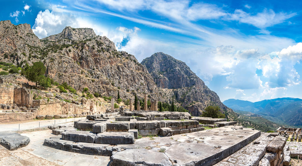 Apollo-Tempel in Delphi