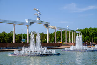 Der Unabhängigkeitsplatz von Taschkent