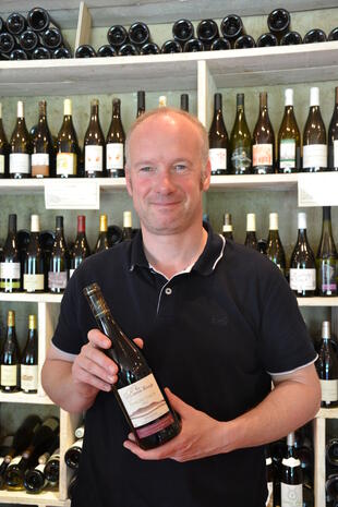 "Enfin du vin" Besitzer Damien Lherbette