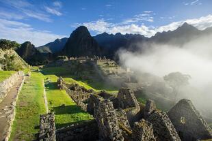 Machu Picchu bei Sonnenaufgang