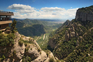 Ausblick von Montserrat