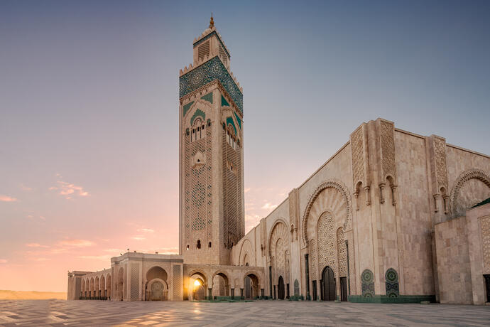 Sonnenuntergang in Casablanca 