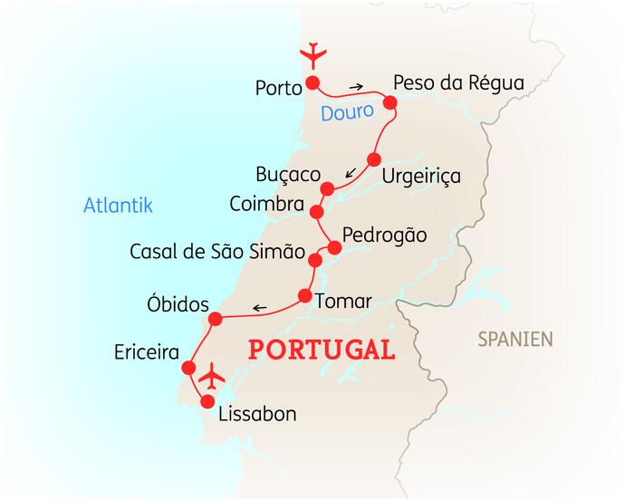 9 Tage Rundreise Portugal Wandern Kultur Reise 2022
