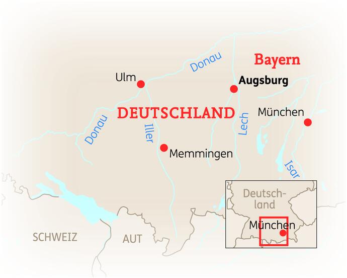 6 Tage Standortreise Augsburg Ulm München Städtereise 2023
