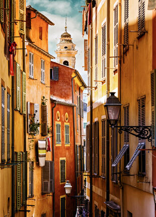 Verwinkelte Gassen in Nizzas Altstadt