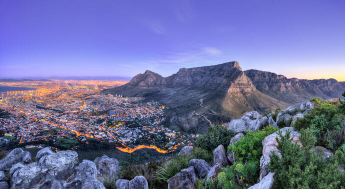 Blick vom Tafelberg 