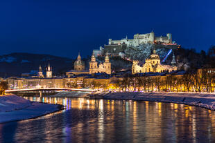 Salzburg bei Nacht