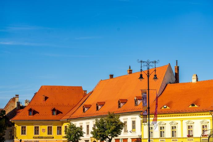 Hausdächer in Hermannstadt