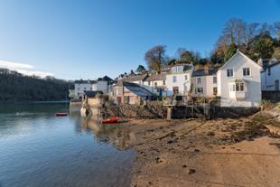 Typische Behausungen in Fowey