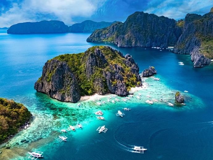 Shimizu Island in der Nähe von El Nido