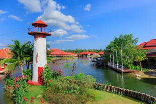 Nachgestellter Leuchtturm in Hua HIn