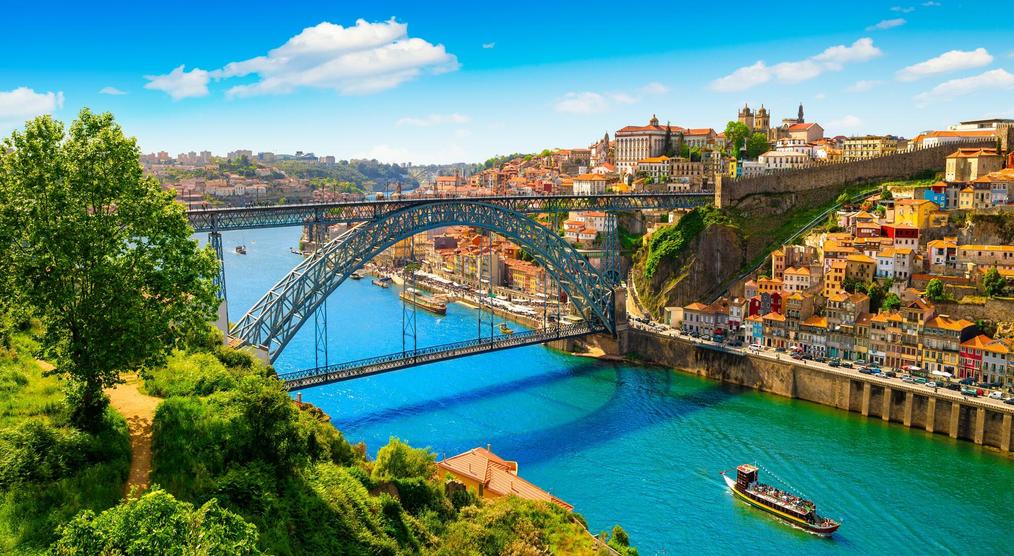 Brücke Ponte Dom Luís I in Porto