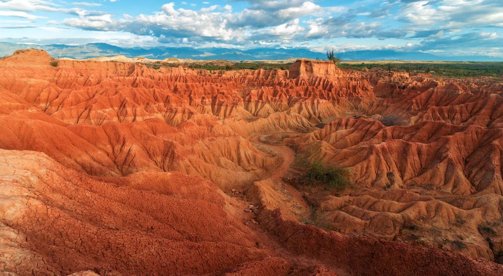 Landschaft der Tatacoa Wüste