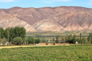 Landschaft des Nationalparks nahe Chong Kemins 