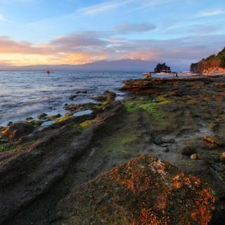 Sonnenuntergang auf Apo Island 