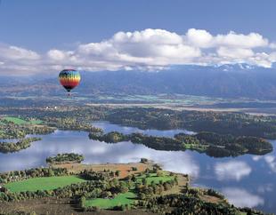 Ballon über Ohlstadt