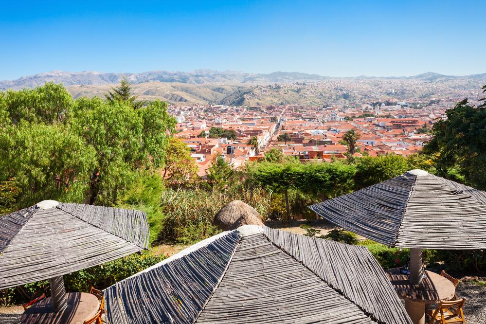 Aussicht von La Recoleta in Sucre