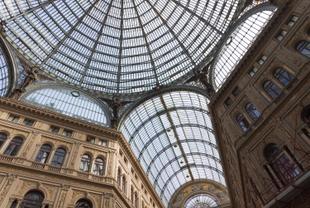 Glasdach der Galleria Umberto I