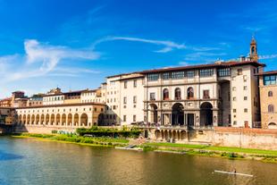 Uffizien von Florenz a Arno Fluss