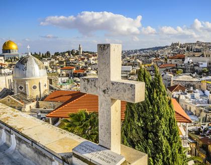 Blick auf die Altstadt von Jerusalem