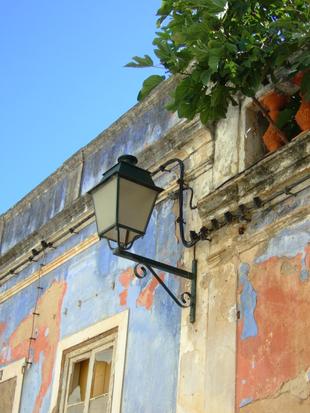 Häuserwand Faro 