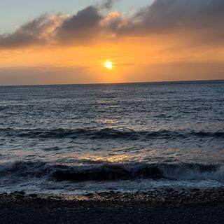 Sonnenuntergang am Meer