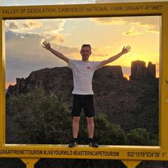 Portraitbild auf einer Südafrika Expi-Reise