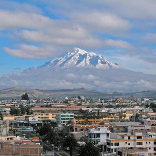 Riobamba am Fuße des Nevada Chimborazo
