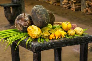 Obststand in Costa Rica