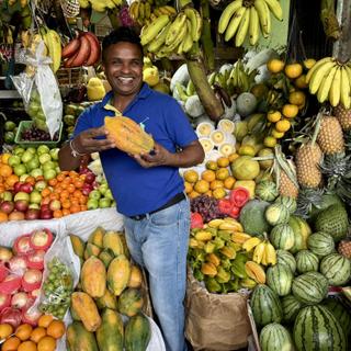 Ausflug auf den Markt in Kandy