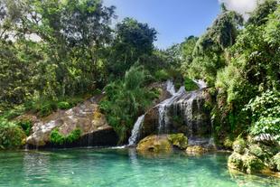 Wasserfall im Naturpark El Nicho