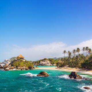 Der Strand von San Juan del Guia im Tayrona National Park