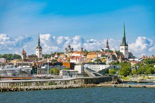 Blick auf Tallinn 