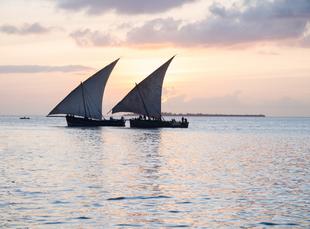 Sonnenuntergang in Stone Town