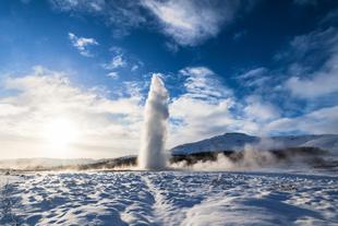 Geysir Strokkur Winter