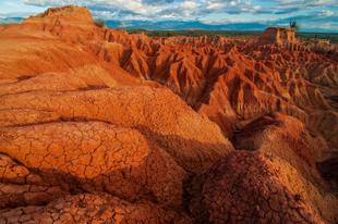 Aussicht auf die Tatacoa Wüste