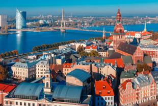 Riga aus der Vogelperspektive
