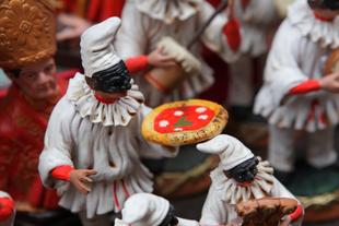 Krippenfiguren in der Krippengasse San Gregorio Armeno