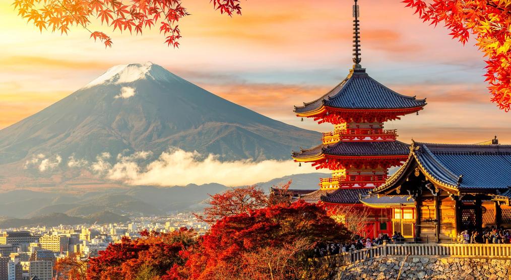 Kyoto und Mount Fuji