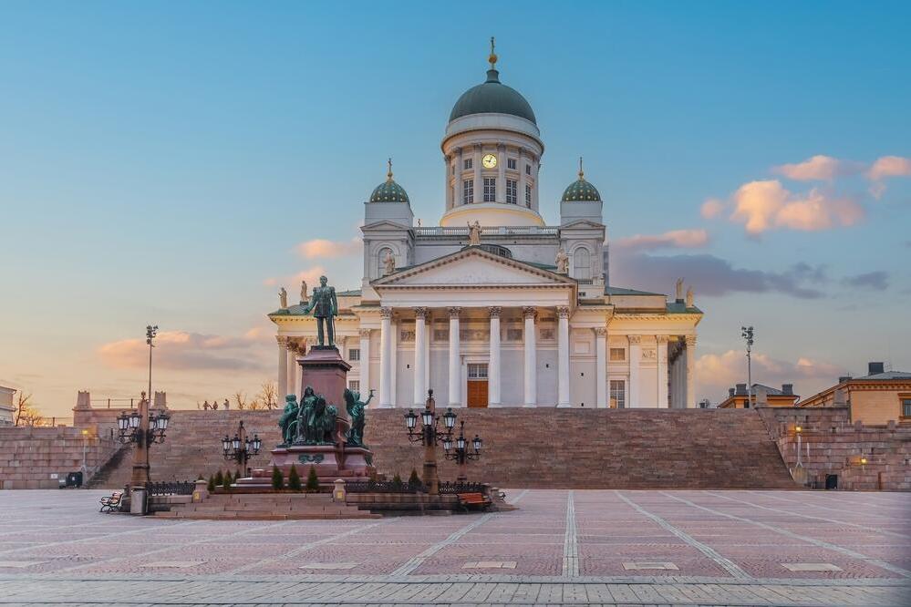 Kathedrale und Senatsplatz in Helsinki 
